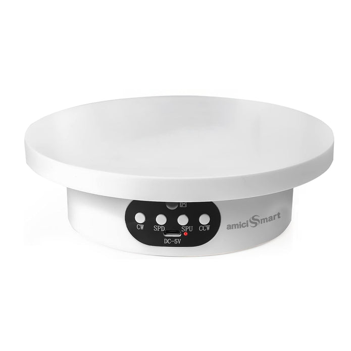 Motorized Rotating Display Stand – 360° Electric Turntable with Remote