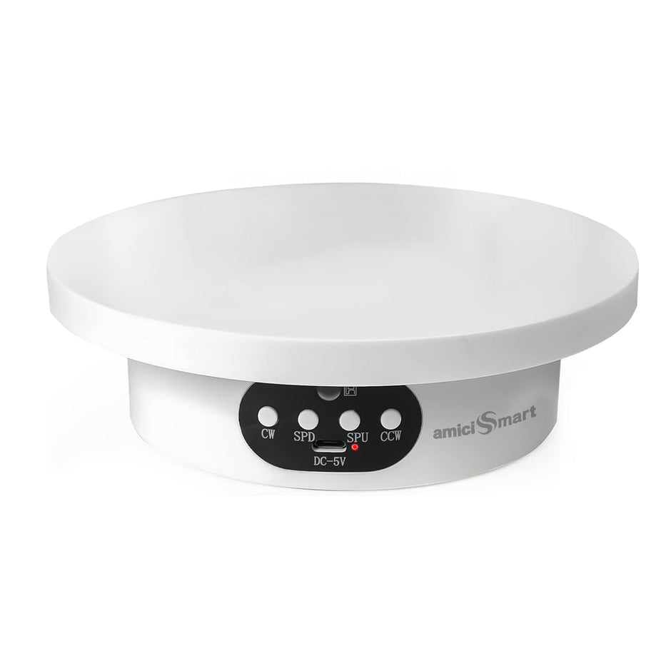 Motorized Rotating Display Stand – 360° Electric Turntable with Remote