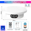 Motorized Rotating Display Stand – 360° Electric Turntable with Remote