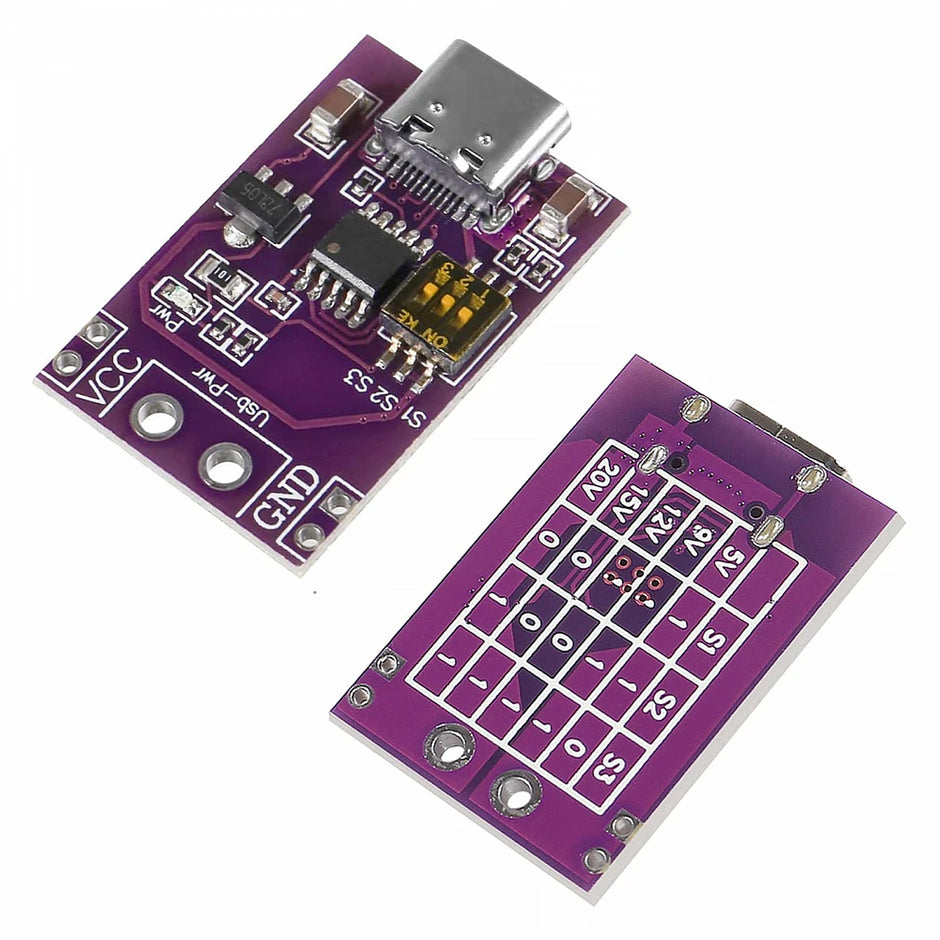 USB Type-C PD QC Trigger Module Adjustable 5V-20V Fast Charge Board