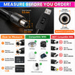 USB 5V to 9V/12V Boost Converter Cable with Voltage Selector | 0.8M Cable | 3.5mm & 5.5mm DC Plugs