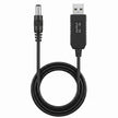 USB 5V to 9V/12V Boost Converter Cable with Voltage Selector | 0.8M Cable | 3.5mm & 5.5mm DC Plugs