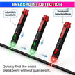 Non-Contact Voltage Tester – AC 12–1000V Live/Null Wire Tester with Flashlight & Breakpoint Detection