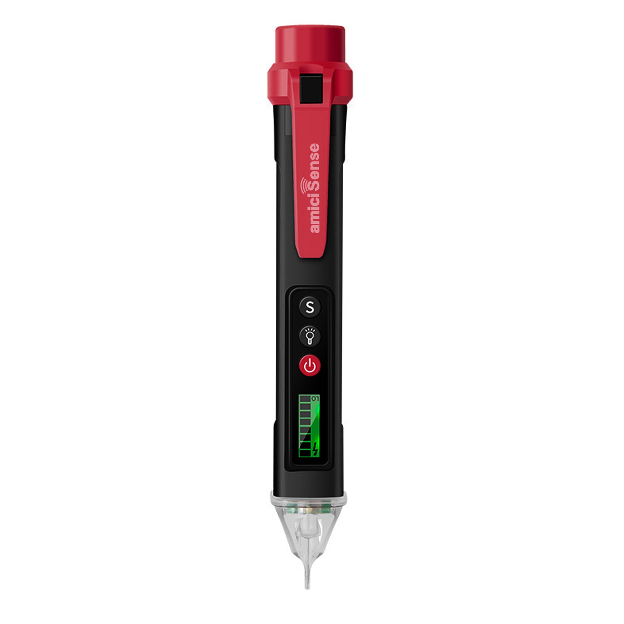 Non-Contact Voltage Tester – AC 12–1000V Live/Null Wire Tester with Flashlight & Breakpoint Detection