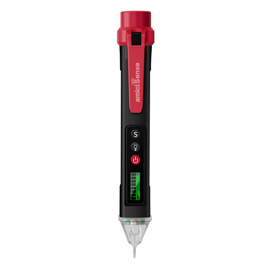 Non-Contact Voltage Tester – AC 12–1000V Live/Null Wire Tester with Flashlight & Breakpoint Detection