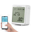 WiFi Temperature Humidity Monitor Smart Thermo-Hygrometer Sensor with App Control and Built-In Alarm