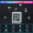 WiFi Temperature Humidity Monitor Smart Thermo-Hygrometer Sensor with App Control and Built-In Alarm