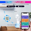 WiFi Temperature Humidity Monitor Smart Thermo-Hygrometer Sensor with App Control and Built-In Alarm