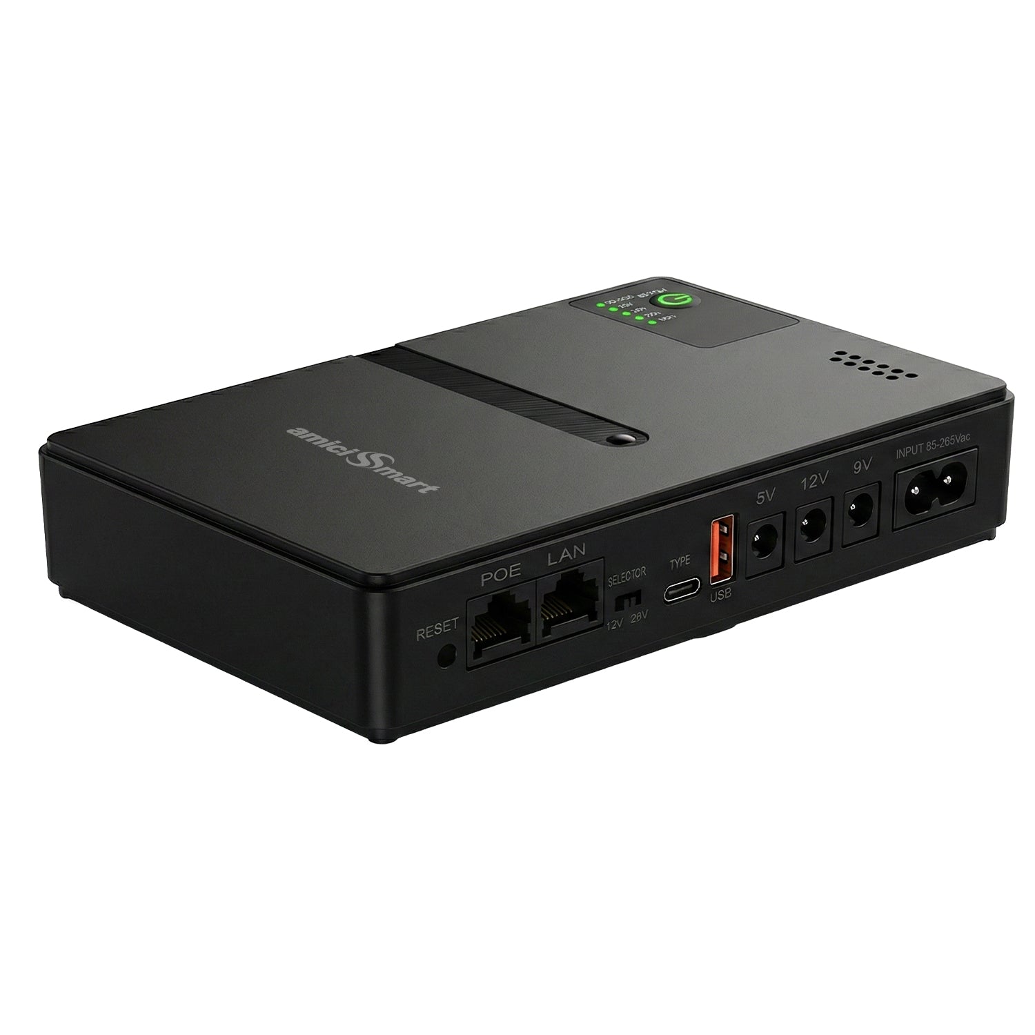 10400mAh Mini UPS for WiFi Routers, CCTV, USB & POE Devices | Smart Power Backup with Surge Protection