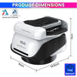Smart Poker Automatic 2-in-1 Playing Cards Shuffler & Dealer Machine with 360° Rotating OLED Display