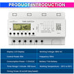Digital Timer Switch for Heavy Load Use LCD Display Weekly Timer Relay with 380V 60A 3 Phase, 50Hz