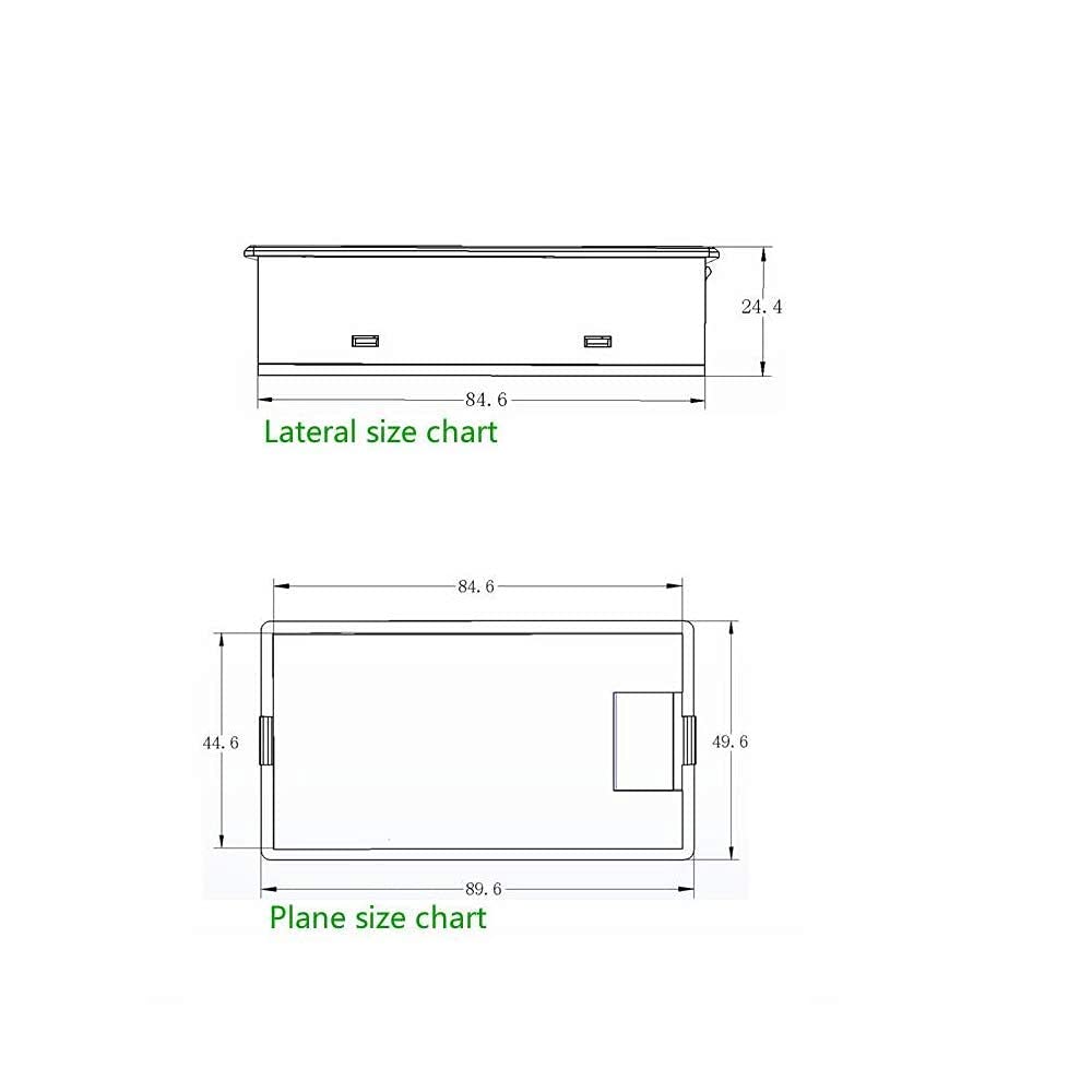 DC 4-in-1 Energy Meter, 6.5–100V 20A (2kW) Power Meter with Digital Display & Blue Backlight amiciKart c0tmiz-hs.myshopify.com