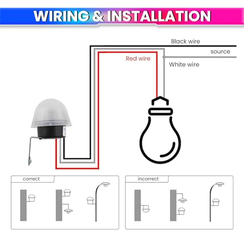 220VAC 10A Automatic On/Off | Photocell Sensor for Light Control | Street Light