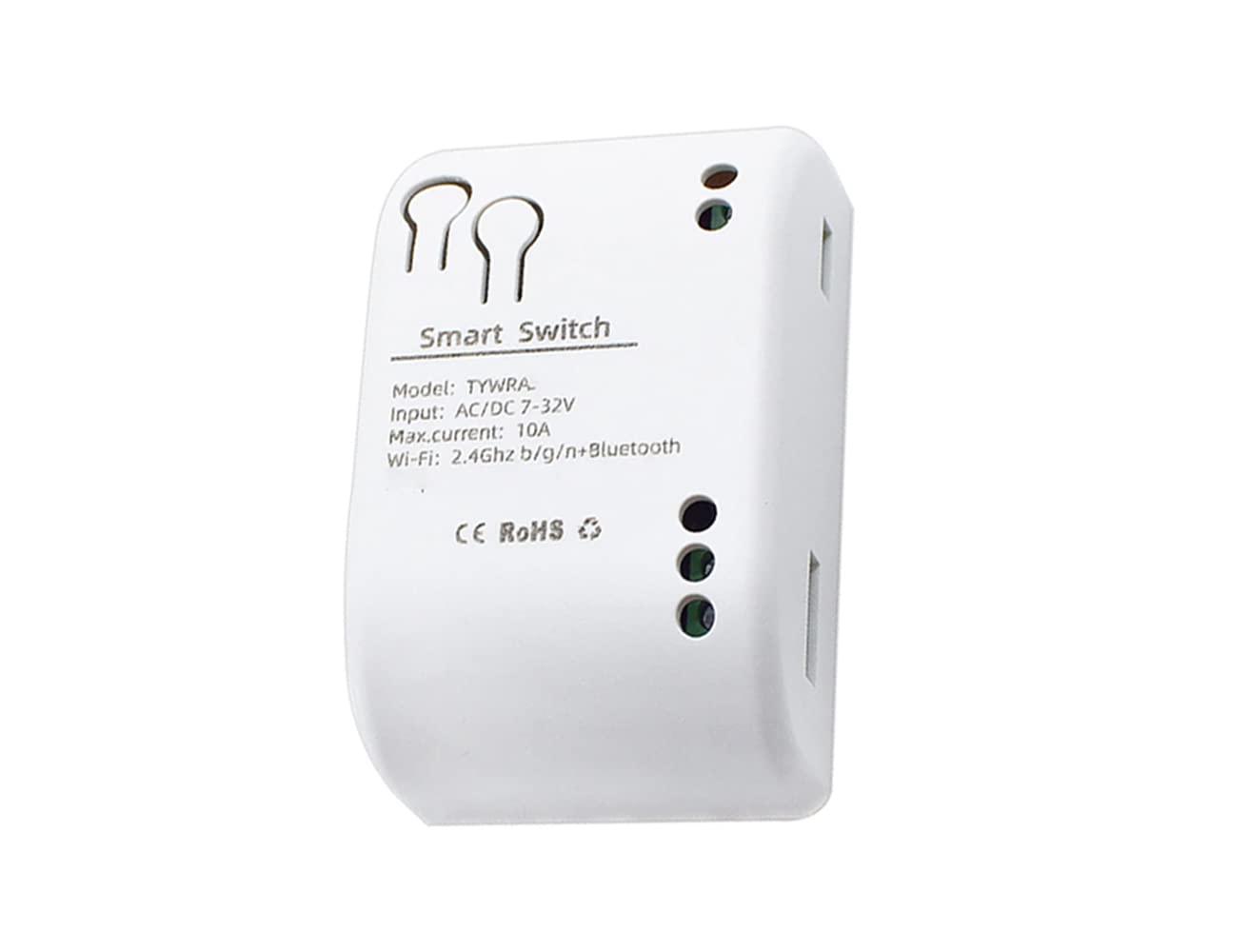 amiciSmart WiFi Smart Switch Relay, Timer Switch Remote Control DC 7~32V, 10A 220V AC/DC Relay Compatible with Alexa, Google Assistant & SmartLife App