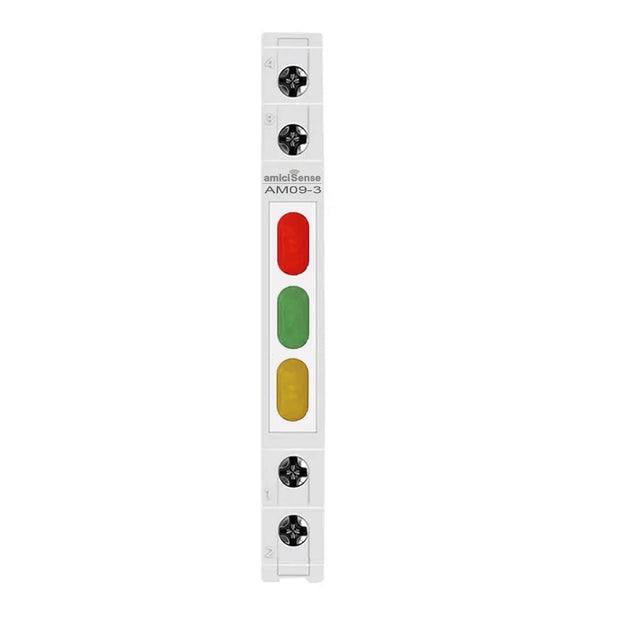 Ultra-Compact Phase Indicator – 230VAC, 1cm Wide with Color LED Indicator for Accurate Monitoring