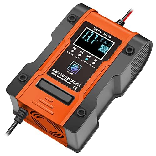 12V Automatic Car Battery Charger, 7-Stage Intelligent Battery Maintainer (All Battery Charger)