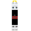 Mini AC Frequency Tester 80–500V | 99Hz LED Display | 35mm DIN Rail Mount