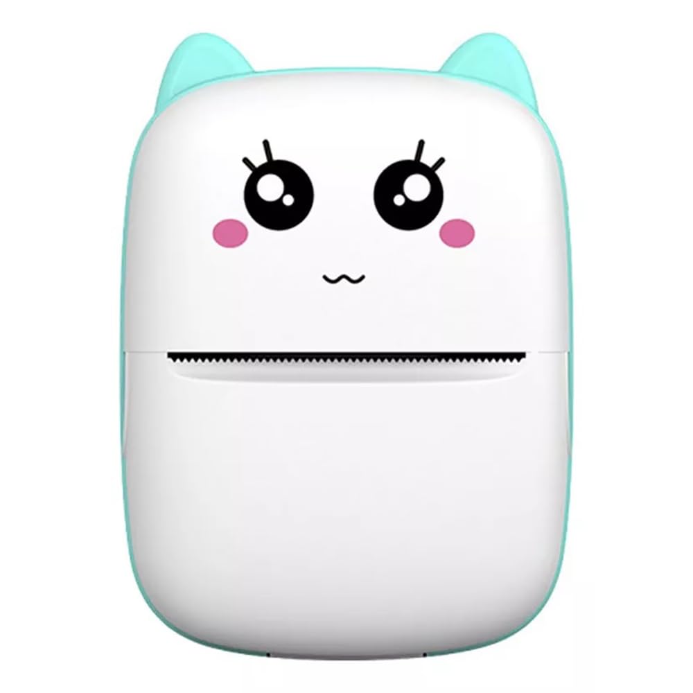 Mini Thermal Printer, Inkless Rechargeable Printer with WalkPrint Mobile App Connectivity amiciKart