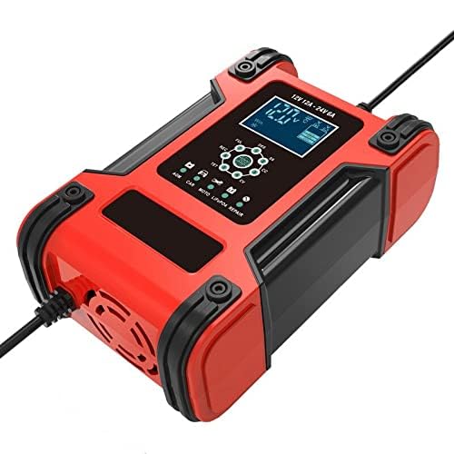 12V Automatic Car Battery Charger, 7-Stage Intelligent Battery Maintainer…