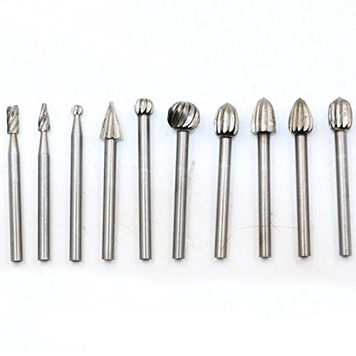 20Pcs Hss Wood Milling Rotary Bits Only - High Speed Steel, Round amiciKart c0tmiz-hs.myshopify.com