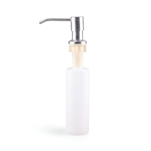 Kitchen Sink Soap Dispenser with 360° Rotating Pump & 300ml Bottle (SS Steel)