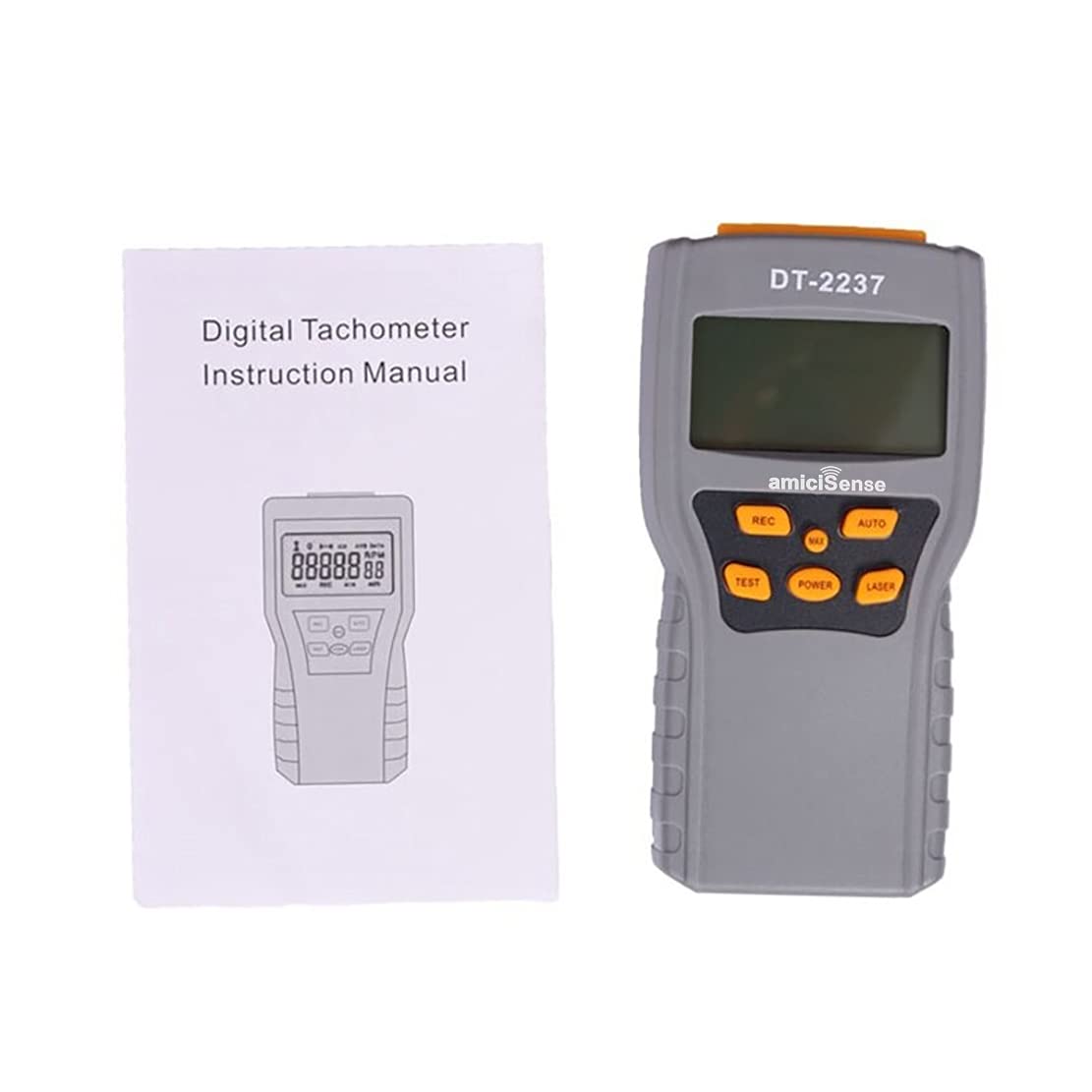 No-Contact LCD  Laser Tachometer, Sampling Rate 0.5s With 99999 RPM Count and 9V Battery amiciKart c0tmiz-hs.myshopify.com