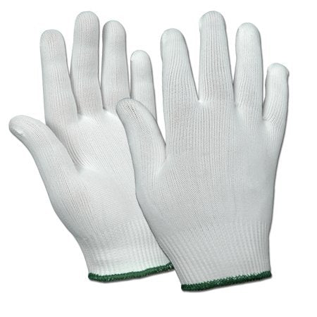 amiciKart Lint Free Nylon Gloves, Clean Room gloves, Free Size, White Color