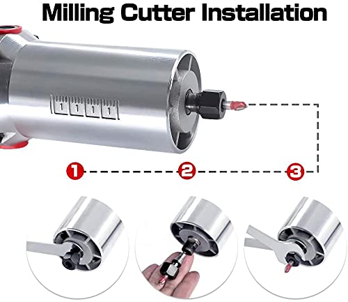 800W Electric Wood Trimmer 220V 30000RPM 6mm Collect Chuck Woodworking Tool for Wood Trimming