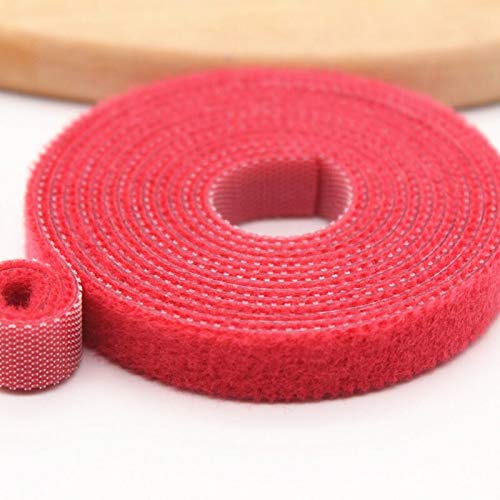 Ties Reusable Fastening Tape Hook & Loop Wire Organizer 10mm Set of 3,1 m/roll Each amiciKart