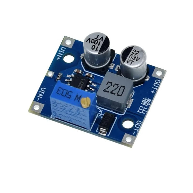 amiciSolar LX8015 DC-DC Adjustable Step-Down Power Module | 5-80V Input to 1-60V Output | 1.5A Peak Current | High Efficiency Buck Converter
