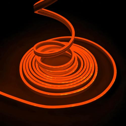 Orange 5M LED Strip Light Flexible Waterproof Decorative String For Diwali, Christmas or Home Décor