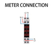 amiciSense 3-Phase Voltage Meter, AC 80~500V Mini Voltage Tester with 3 LED Display & 1.8cm Wide Only