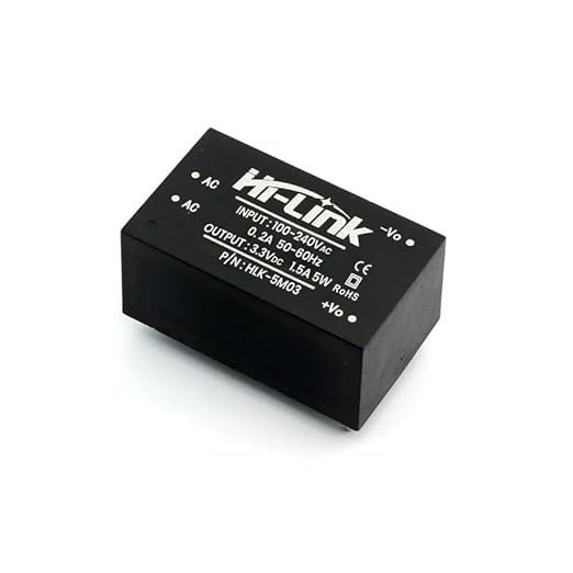 AC to DC Power Supply Module – 220V to 3.3V 5W Buck Converter for DIY & Electronics Projects