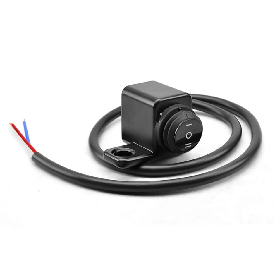12V 16A Motorcycle Mirror-Mount Switch- Waterproof Bike Switch for Fog-Lamps, Headlight amiciKart c0tmiz-hs.myshopify.com