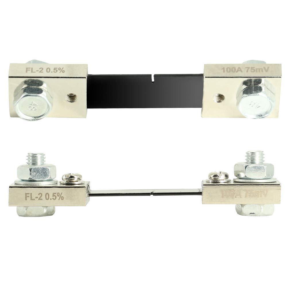 DC 4-in-1 Energy Meter, 6.5–100V 100A (10kW) Power Meter with Digital Display & Blue Backlight amiciKart