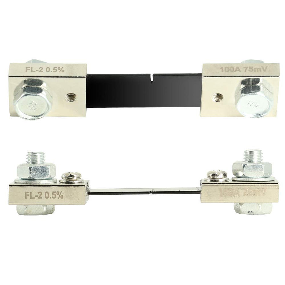 DC 4-in-1 Energy Meter, 6.5–100V 100A (10kW) Power Meter with Digital Display & Blue Backlight amiciKart