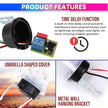 220V 10A Automatic Photocell Sensor Switch Light Control for Street & Outdoor Lighting amiciKart