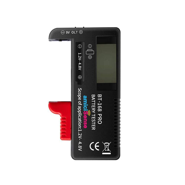 BT-168 Pro Battery Tester for 1.2V–9V AA/AAA/C/D & Lithium Cells – Digital, Battery Operated amiciKart c0tmiz-hs.myshopify.com