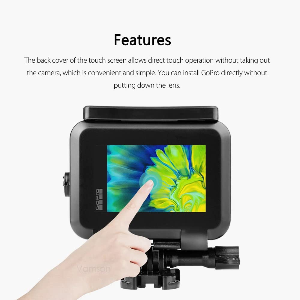 Waterproof Case Compatible for GoPro Hero 10 Hero 9, 50M Water Protective Cover for Action Camera amiciKart c0tmiz-hs.myshopify.com