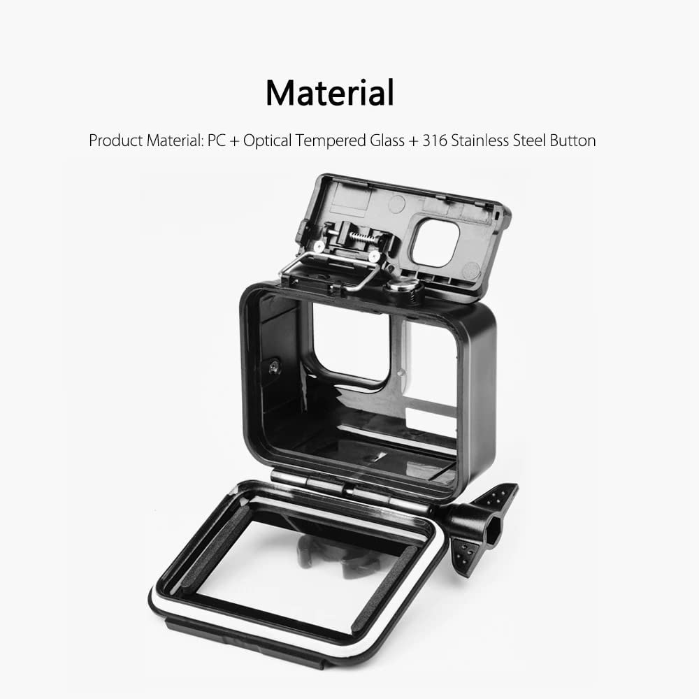 Waterproof Case Compatible for GoPro Hero 10 Hero 9, 50M Water Protective Cover for Action Camera amiciKart c0tmiz-hs.myshopify.com