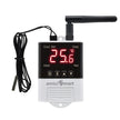 amiciSmart WiFi Digital Thermostat, AC 220V Temperature Controller -40~99.9C for Incubator Aquarium Refrigerator Farming with NTC Sensor & LCD Display