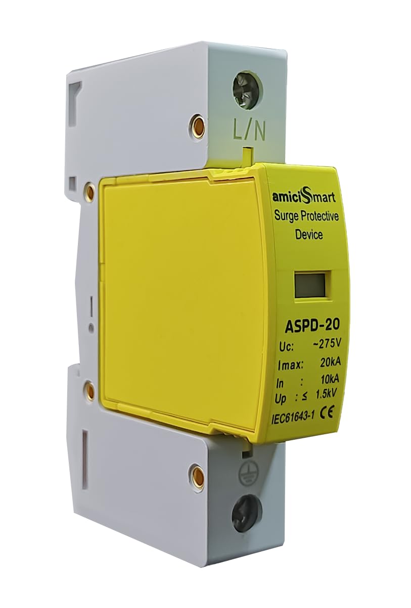 AC Surge Protector Device Lightning Protection Device with Colour Status Indicator amiciKart