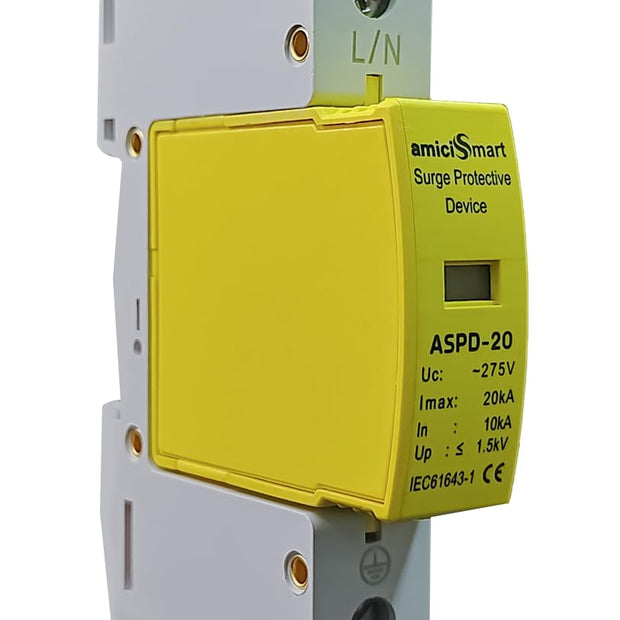 AC Surge Protector Device Lightning Protection Device with Colour Status Indicator amiciKart