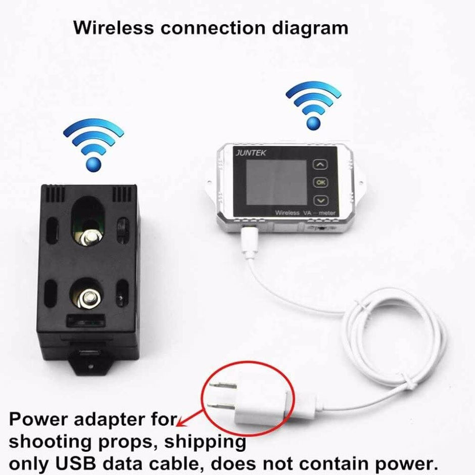 DC 100A 120V Wireless Coulometer, Battery Monitor with Voltage, Current, Power Display amiciKart c0tmiz-hs.myshopify.com