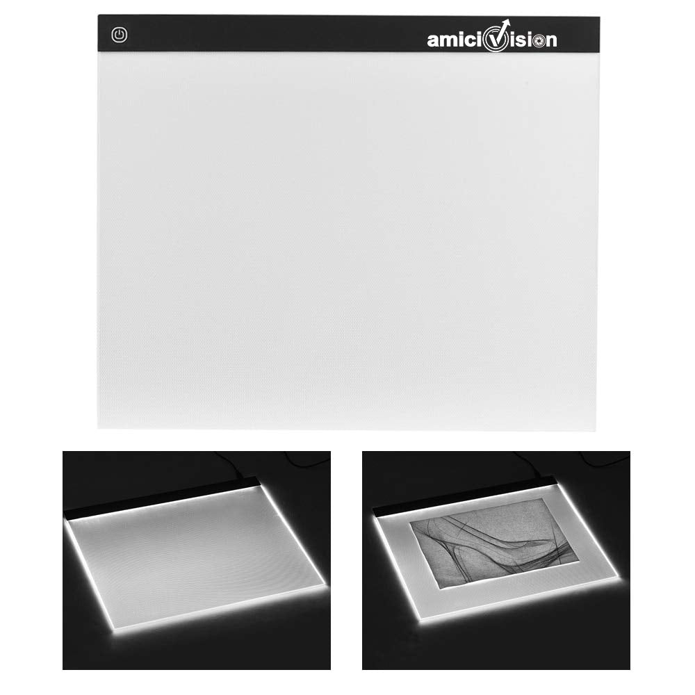 LED Lighted Drawing Board A3 Size, Non-Digital Tracing Board for Drawing, Sketching, etc.