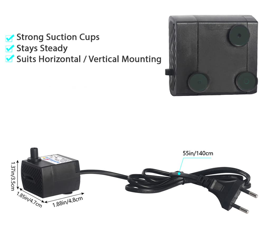 5W Submersible Water Pump for Mini Cooler, Aquarium (150LPH/1.2) amiciKart c0tmiz-hs.myshopify.com