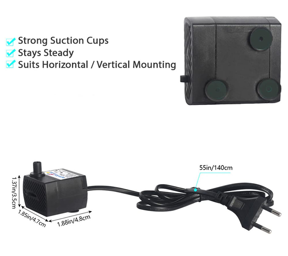 5W Submersible Water Pump for Mini Cooler, Aquarium (150LPH/1.2) amiciKart c0tmiz-hs.myshopify.com