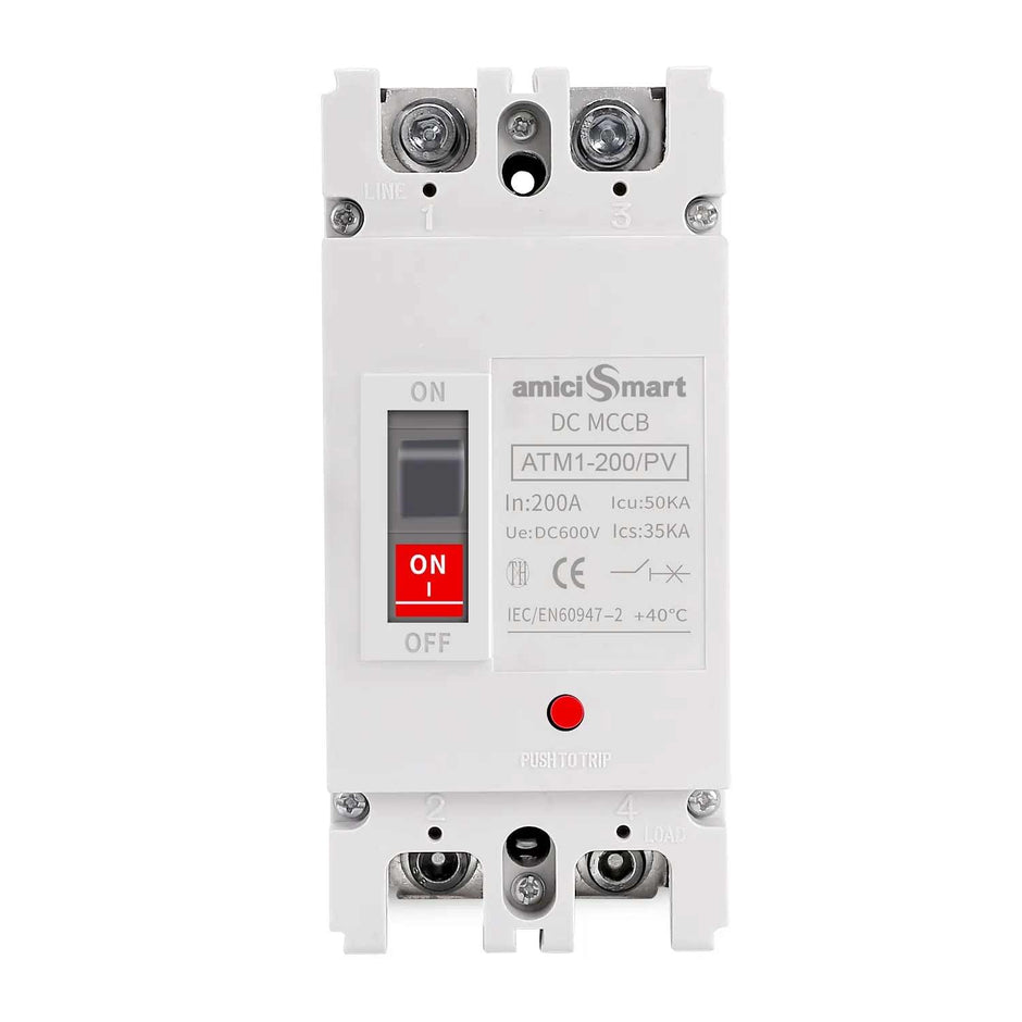 600V DC Circuit Breaker for Solar & Renewable Systems (200A)