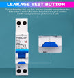 32A Circuit Breaker with Over Current and Leakage Protection, 220VAC