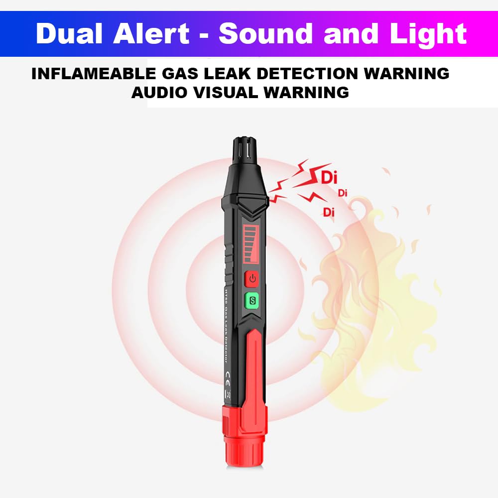 Flammable Gas Leak Detector Pen 50~1000PPM with Visual and Audible Alarm amiciKart c0tmiz-hs.myshopify.com